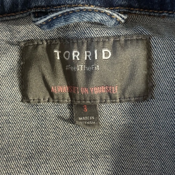 Torrid Blue Denim Vest - Picture 3 of 5